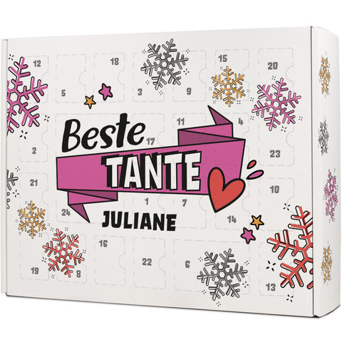 Calendrier de l'Avent DIY personnalisé avec le meilleur design à remplir soi-même