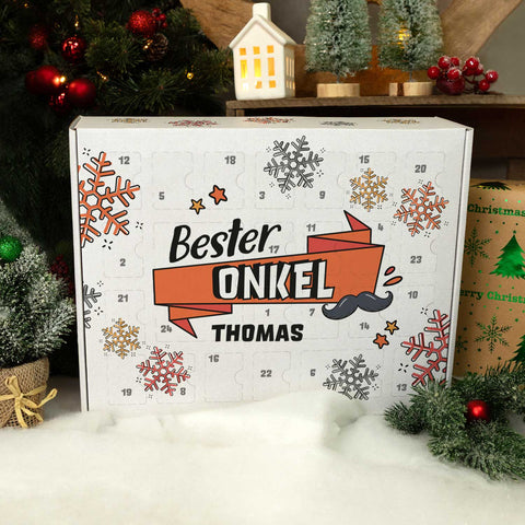 Calendrier de l'Avent DIY personnalisé avec le meilleur design à remplir soi-même