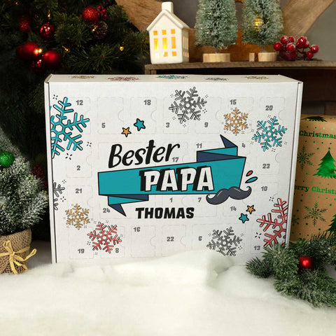 Calendrier de l'Avent DIY personnalisé avec le meilleur design à remplir soi-même
