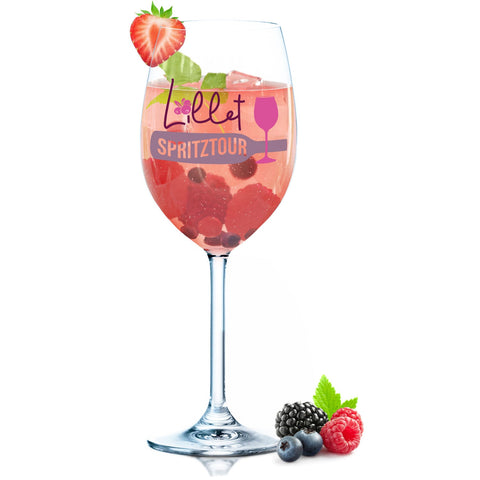 Kieliszek do wina Leonardo z grawerem - "Lillet Spritztour"