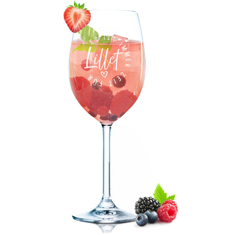 Kieliszek do wina Leonardo z grawerem – „Czas na Lillet”