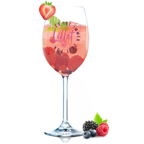 Kieliszek do wina Leonardo z grawerem – „Czas na Lillet”