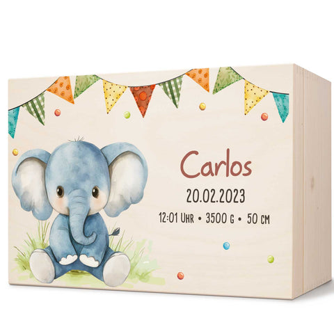 Boîte à souvenirs pour enfants avec impression UV - Animaux de fête