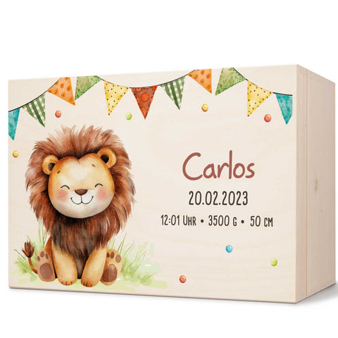 Boîte à souvenirs pour enfants avec impression UV - Animaux de fête