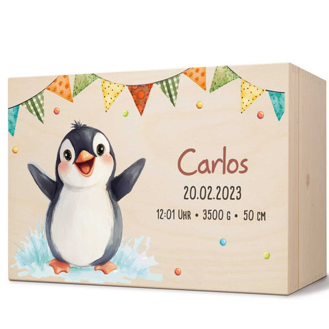 Boîte à souvenirs pour enfants avec impression UV - Animaux de fête