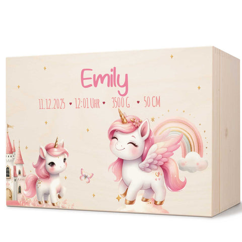 Boîte à souvenirs pour enfants avec impression UV - Pégase