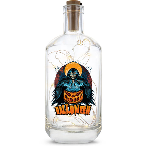 Oświetlenie butelkowe LED w stylu Halloween Reaper UV