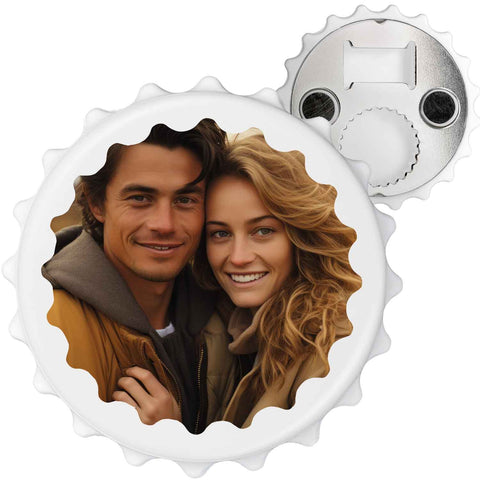 Décapsuleur avec impression UV - Motif photo - Personnalisé avec votre propre image