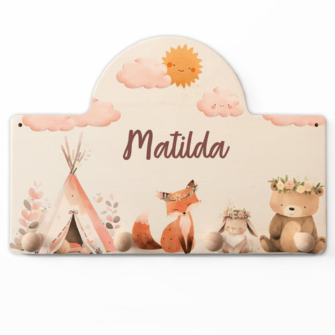 Personalizowana garderoba do pokoju dziecięcego - Kemping