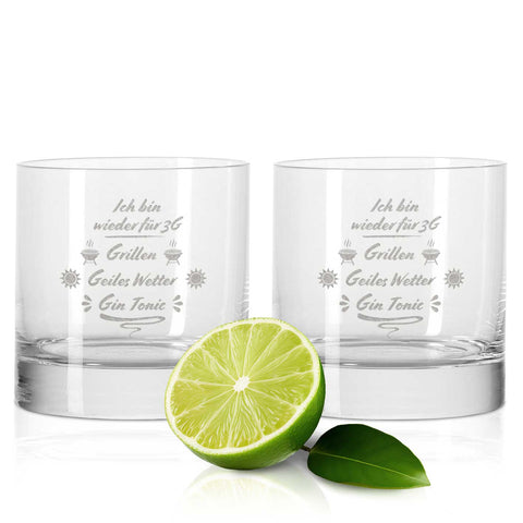 2er Set Montana GIN-Gläser "3G"