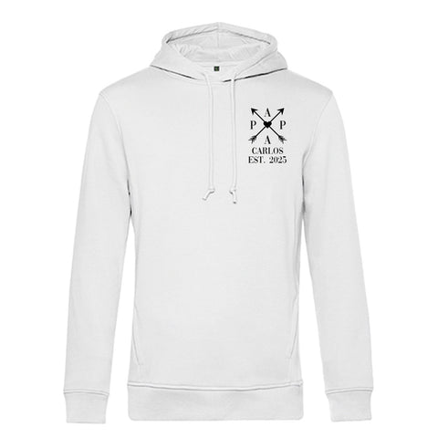 Personalizowana męska bluza z kapturem - TATA ZAŁ. Strzały krzyżowe