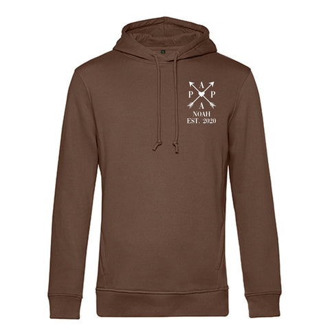 Personalizowana męska bluza z kapturem - TATA ZAŁ. Strzały krzyżowe