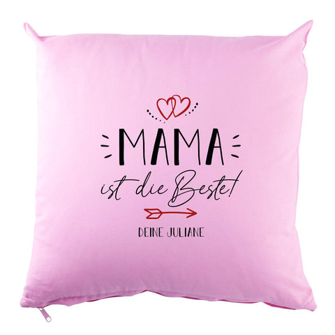 Spersonalizowana poduszka z motywem - Mama jest najlepsza