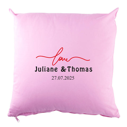 Personalizowana poduszka z motywem – Simple Love