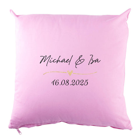 Coussin personnalisé avec motif - Wedding Love