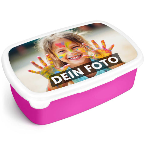 Boîte à lunch imprimée pour enfants - Personnalisée avec photo