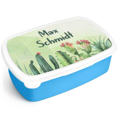 Zadrukowany lunchbox dla dzieci - Kaktus
