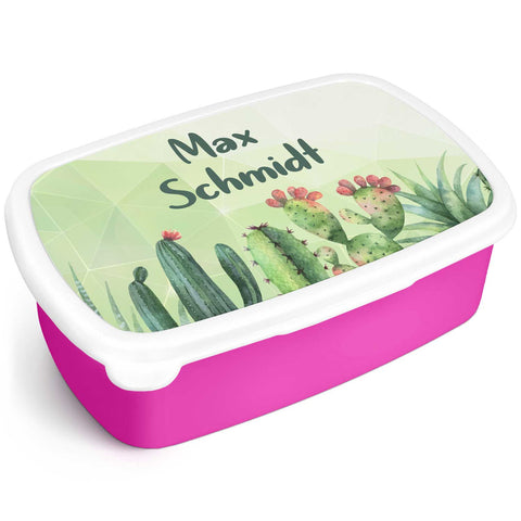 Zadrukowany lunchbox dla dzieci - Kaktus