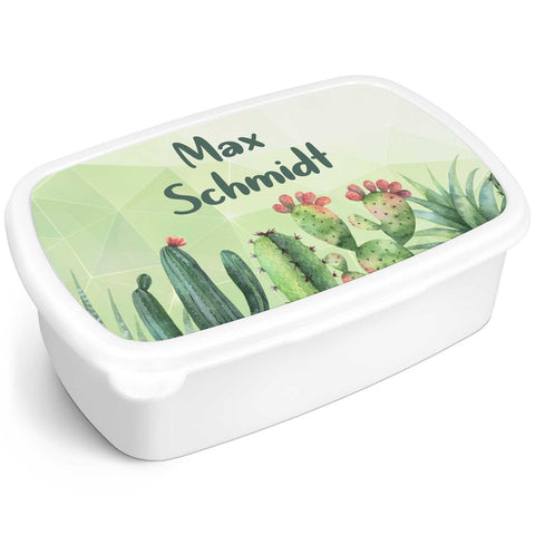 Zadrukowany lunchbox dla dzieci - Kaktus