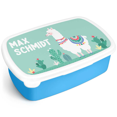 Zadrukowany lunchbox dla dzieci - Lama