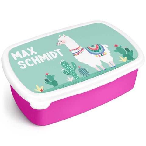Zadrukowany lunchbox dla dzieci - Lama