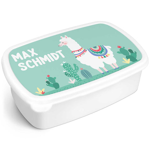 Zadrukowany lunchbox dla dzieci - Lama