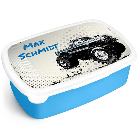 Boîte à déjeuner imprimée pour enfants - Monstertruck