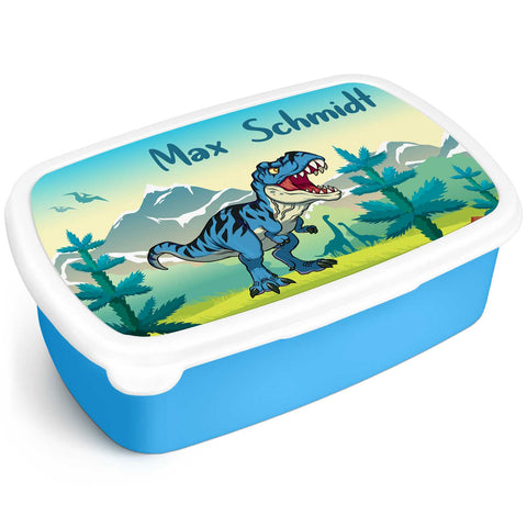 Pudełko śniadaniowe dla dzieci z nadrukiem - T-Rex