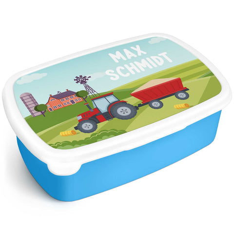 Drukowany lunchbox dla dzieci - Traktor