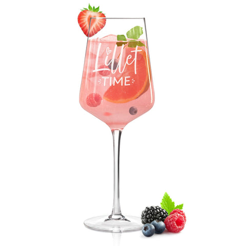 Kieliszek do wina Leonardo z grawerem - "Lillet Time"