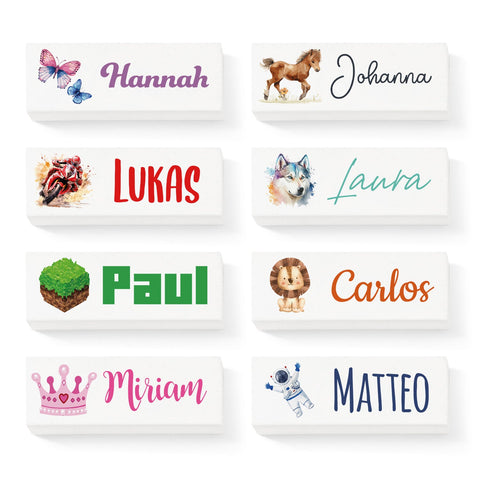 Personalizowana gumka do ścierania na rozpoczęcie roku szkolnego