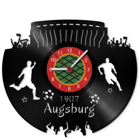 Horloge murale en vinyle Football Club d'Augsbourg