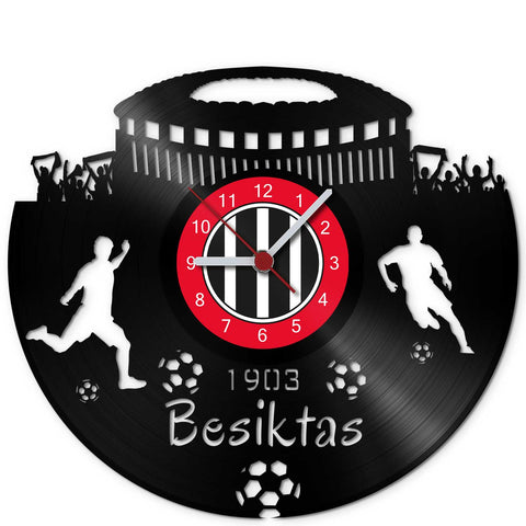 Horloge murale en vinyle Football Club Besiktas