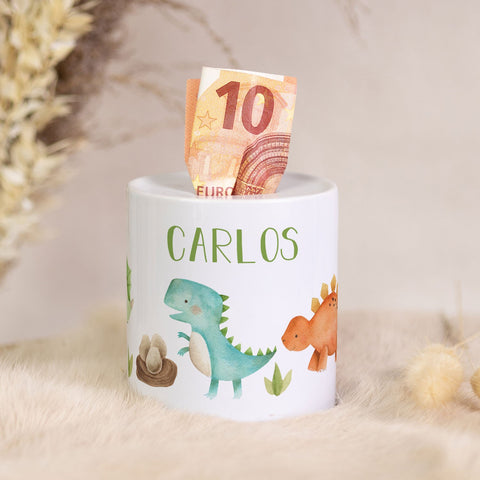 Tirelire en céramique - Dino