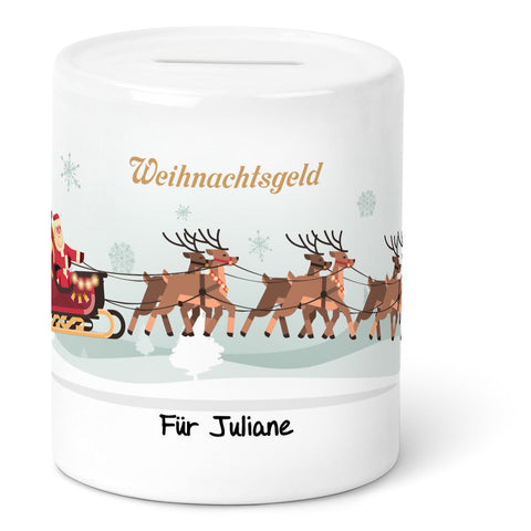 Skarbonka ceramiczna – świąteczne pieniądze