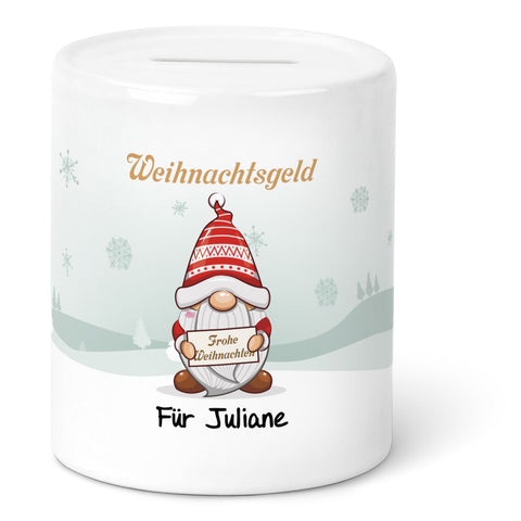 Skarbonka ceramiczna – świąteczne pieniądze