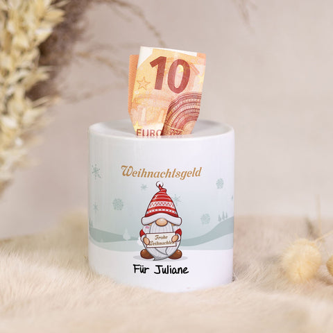 Skarbonka ceramiczna – świąteczne pieniądze