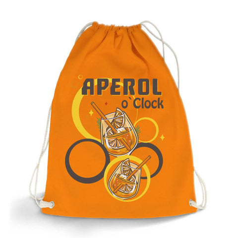 Kolorowy worek gimnastyczny z nadrukiem DTF - Aperol o'clock