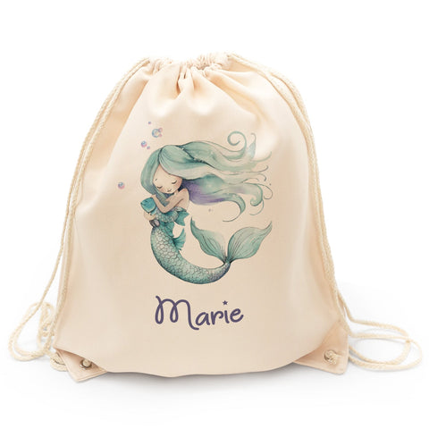 Sac de sport avec motif enfantin - Sirène - pour enfants