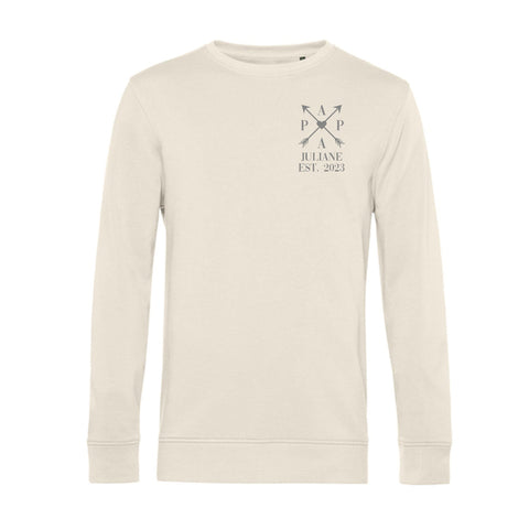 Sweat-shirt personnalisé pour hommes - PAPA FONDÉ. Flèches croisées