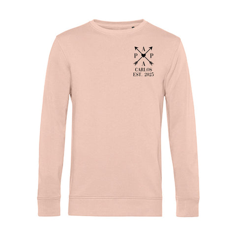 Sweat-shirt personnalisé pour hommes - PAPA FONDÉ. Flèches croisées