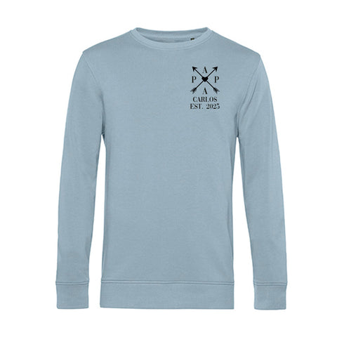 Sweat-shirt personnalisé pour hommes - PAPA FONDÉ. Flèches croisées