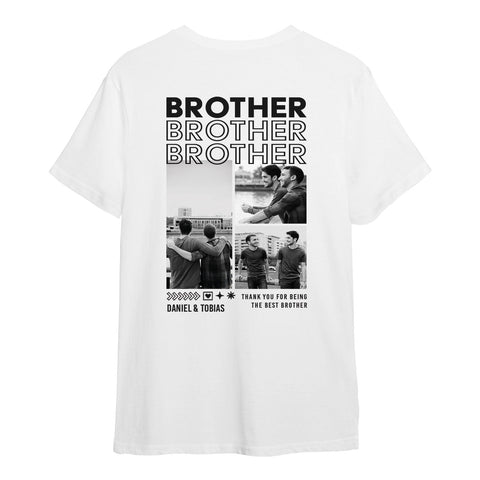 Personalizowany T-shirt oversize - Brother