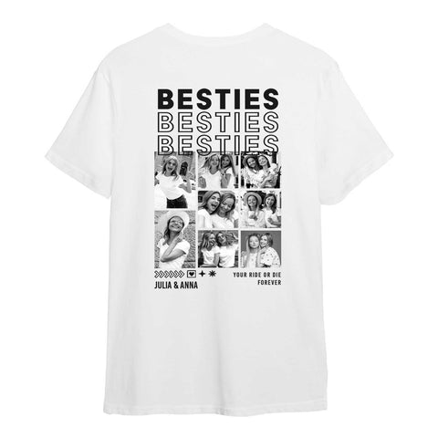 T-shirt oversize personnalisé - Besties