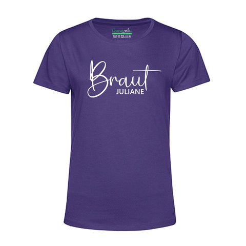 Personalizowany T-shirt damski - DRUŻYNA Panny Młodej