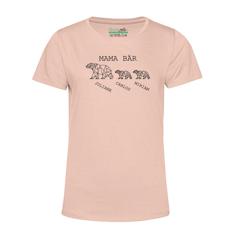 Personalisiertes T-Shirt für Damen - Mama Bär