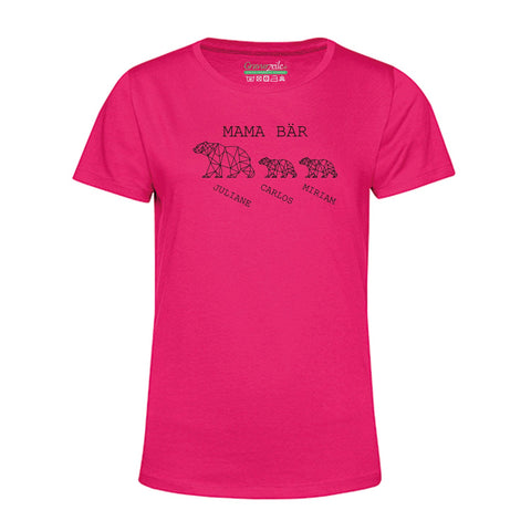 Personalisiertes T-Shirt für Damen - Mama Bär