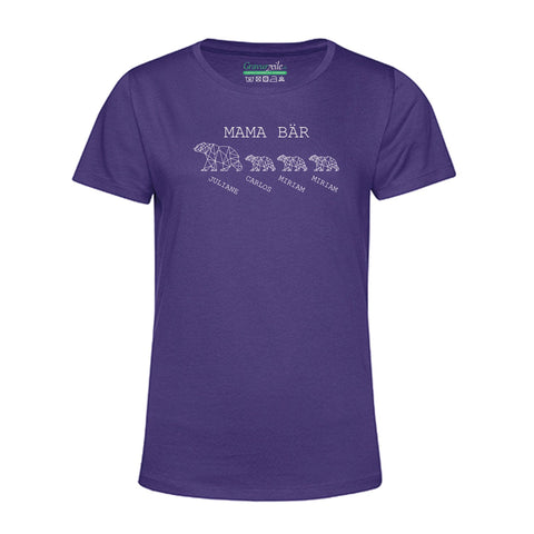 Personalisiertes T-Shirt für Damen - Mama Bär