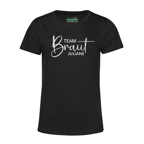 Personalizowany T-shirt damski - DRUŻYNA Panny Młodej
