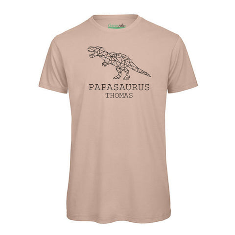 Męska koszulka z nadrukiem - PAPASAURUS